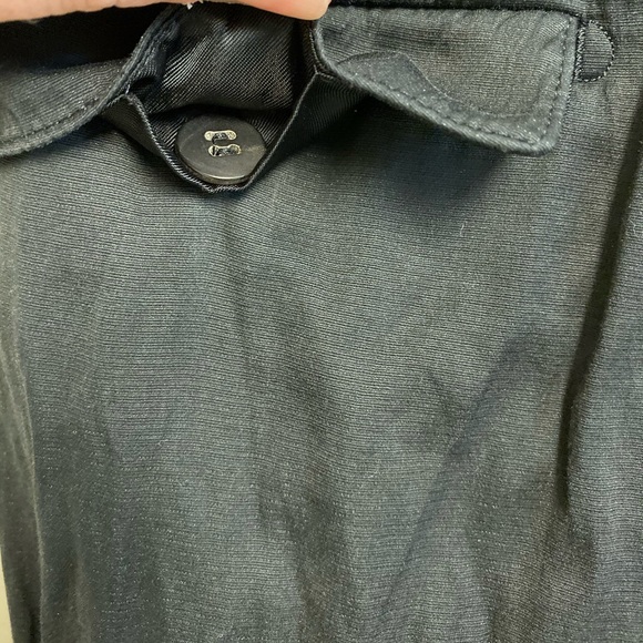 LANVIN Black Cotton Trousers SZ 44 - Picture 4 of 8